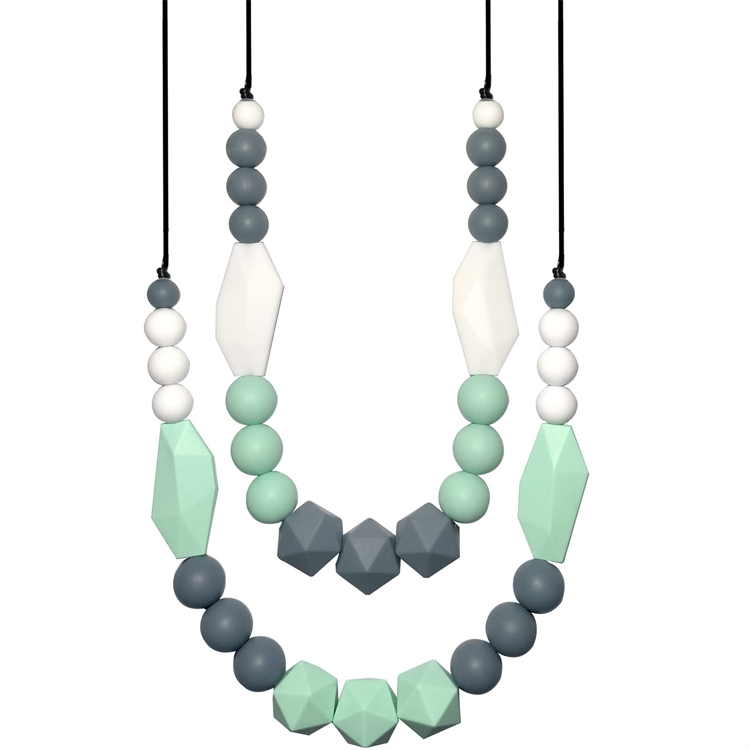 baby teething necklace silicone